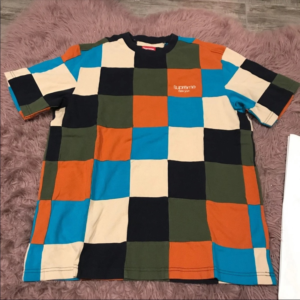 Supreme Patchwork Pique Tee - image 5